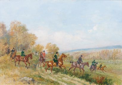 Baron Karl REILLE (1886-1974)
Chasse à courre....