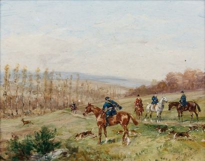 Baron Karl REILLE (1886-1974)
Chasse à courre....