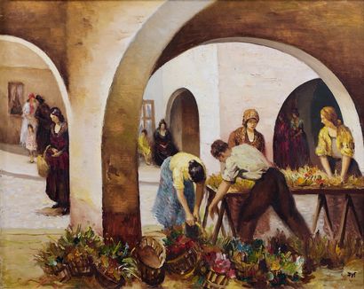 Marcel DYF (1899-1985)
Jour de marché en...