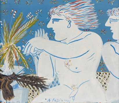 Alexandre FASSIANOS (né en 1935)
Le couple....