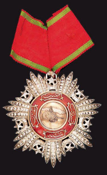 TURQUIE.
Ordre du Medjidié. Croix d'Officier...