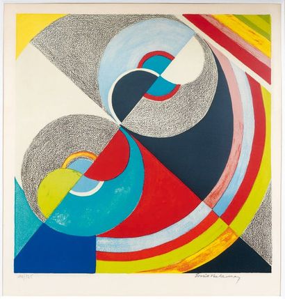 Sonia DELAUNAY (1885-1979)
Composition aux...