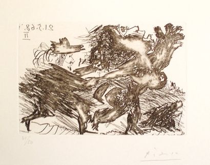 Pablo PICASSO (1881-1973)
La Célestine, Fuite....