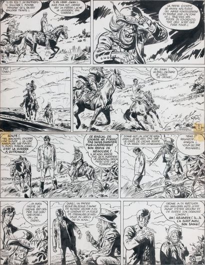 Jean GIRAUD (né en 1938)
Blueberry. La piste...