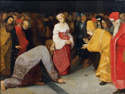 ECOLE FLAMANDE du XVIIème siècle D'après...