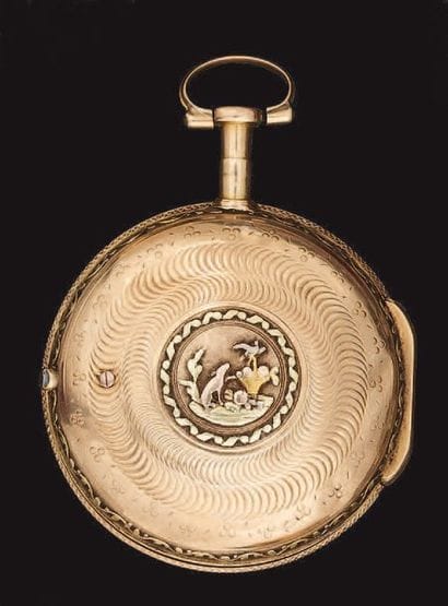 Charles Le Roy Montre de poche trois ors...