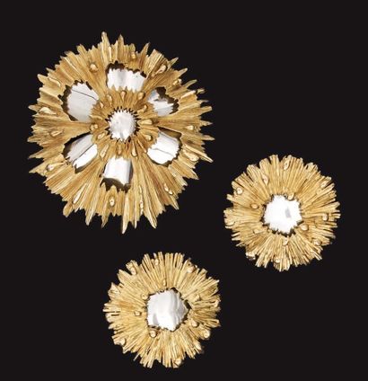 CHAUMET
Clip de corsage et paire de clips...
