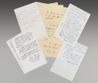 MESSIAEN (Olivier)
Lettre autographe, signée...