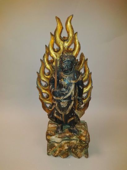 JAPON


Statuette de Fudo Miyo en bois à...