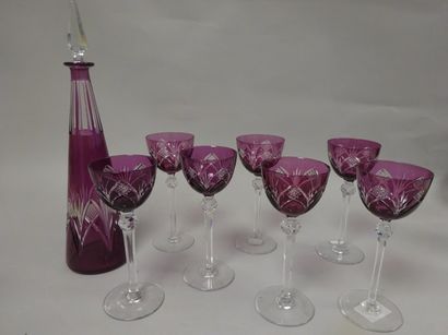 Cristal NANCY FRANCE.


7 verres à pied en...