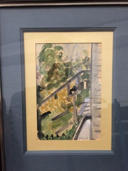 LILIANE KLAPISCH (1933)


Le balcon.

Aquarelle...