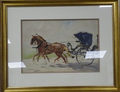 PIERRE OLIVIER DUBAUT (1886-1968)


Calèche.

Aquarelle...