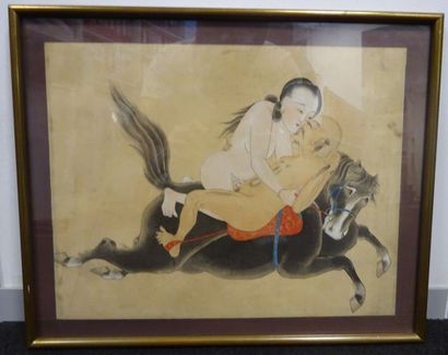 CHINE


Scène érotique.

Encre et gouache...
