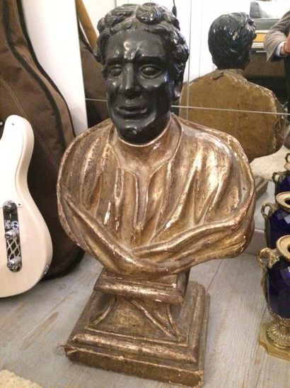 Buste de saint personnage.

Sculpture en...