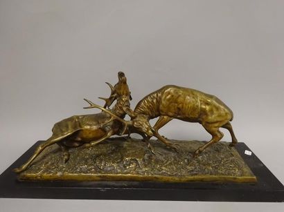 E. GUY


Combat de cerfs.

Epreuve en bronze...