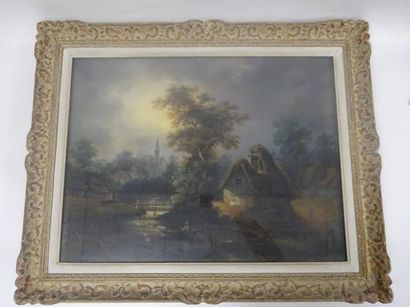 Ecole du XIXème siècle


Vue de village par...