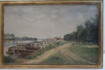 F. GRASSET


Les bateaux à laver à Argenteuil....