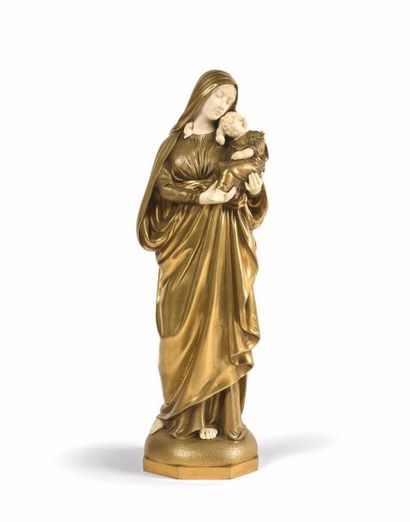 D'après Dominique ALONZO (actif vers 1910-1930)
Vierge...