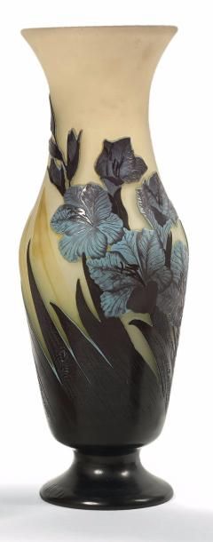 ÉTABLISSEMENTS GALLÉ
Grand vase balustre...