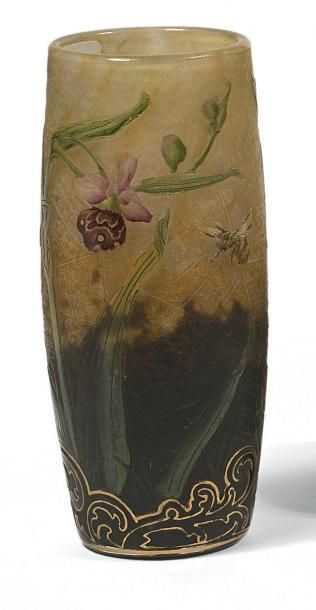 Etablissements DAUM à Nancy
Petit vase tonneau.
Epreuve...