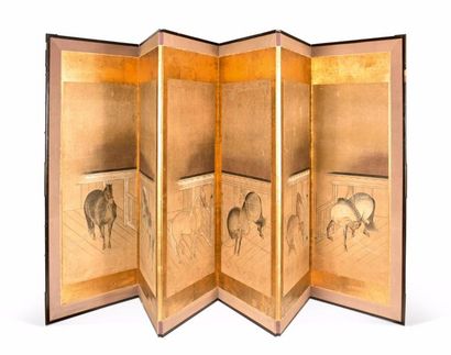 JAPON - Milieu Epoque EDO (1603 - 1868),...