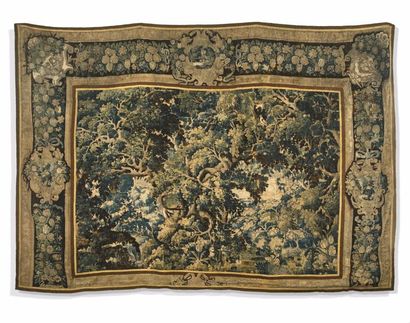 FLANDRES
Composition aux arbres feuillagés...