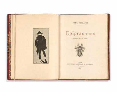 VERLAINE (Paul)
Epigrammes.
Frontispice de...
