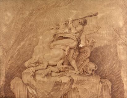Edme BOUCHARDON (1698 - 1762)
Hercule assommant...