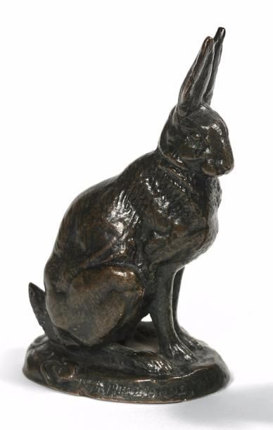 D'après Antoine-Louis BARYE (1796-1875)
Lièvre...