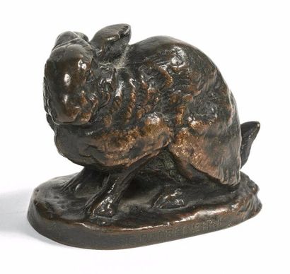 D'après Antoine-Louis BARYE (1796-1875)
Lièvre...