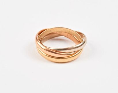 CARTIER, Trinity 


Alliance trois ors (750).

Signée.

Poids...