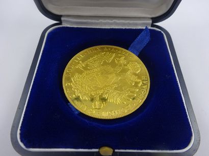 Pièce or de 4 Ducats François Joseph, 1915....