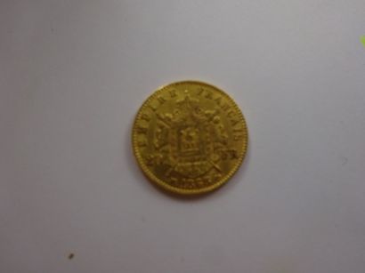 Pièce de 20 Francs en or, 1868BB. 

Poids...