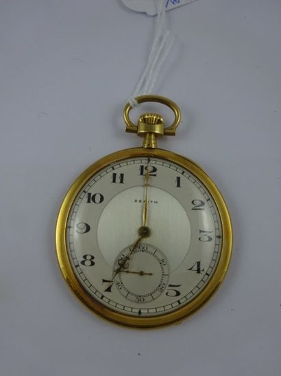 ZENITH
Montre de gousset en or jaune (750)....