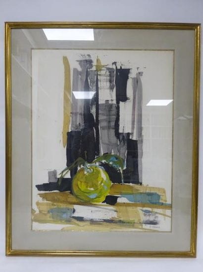Emile MARZE (1930)


Nature morte à la pomme

Aquarelle...