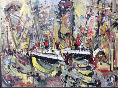 Roger LERSY (1920-2004)
Entrée du bateau...