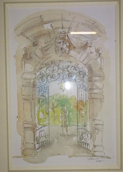 Florine ASCH


Grille du parc. 2000.

Aquarelle...