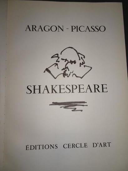 Louis ARAGON - Pablo PICASSO

SHAKESPEARE.

Editions...