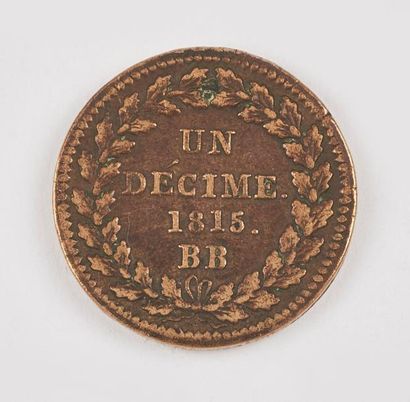 PREMIER EMPIRE (1804-1814) : les Cent-Jours

Décime...