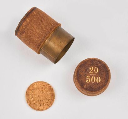FRANCE

Pièce de 20 Fr or, 1875 Paris.

Poids...