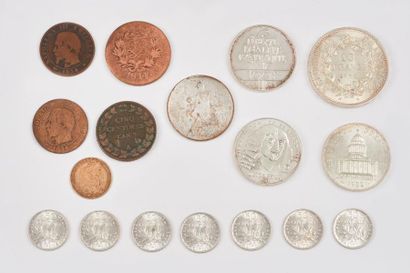 FRANCE

Lot de pièces comprenant : 

- sept...