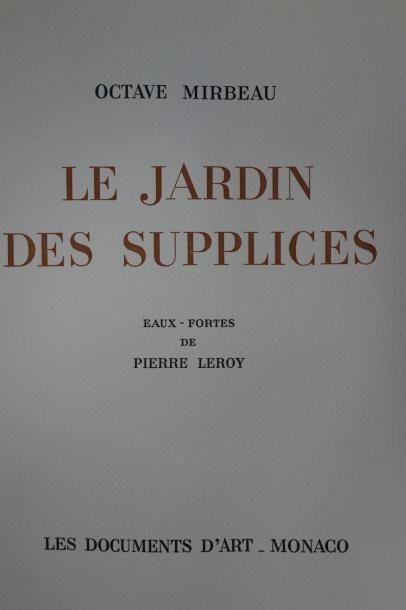 MIRBEAU (Octave).

Le Jardin des Supplices.

Eaux-fortes...