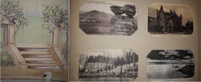 Album de cartes postales diverses du début...