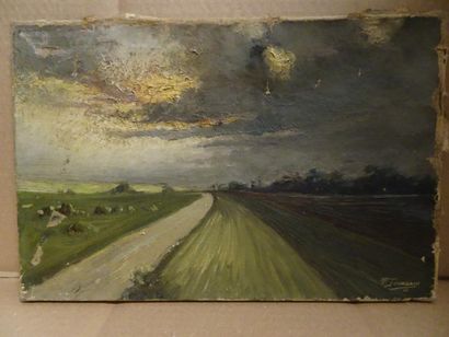 F. JOURDAIN (XIXème-XXème)


Route sous l'orage....
