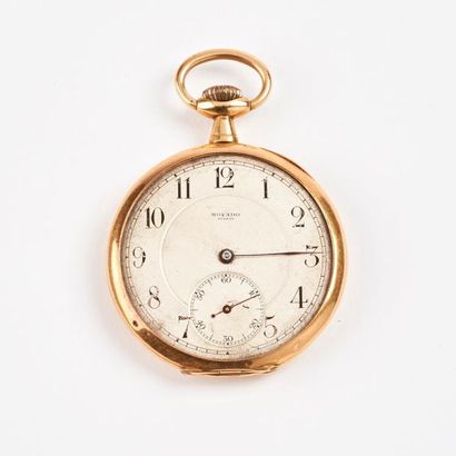 MOVADO

Montre de gousset en or jaune (750).
Cadran...