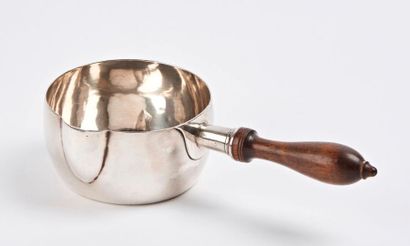 Petite casserole en argent (950), le manche...