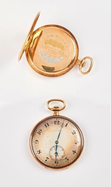LONGINES


Montre de gousset plate en or...