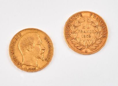 IIème République

Deux pièces de 20 francs...
