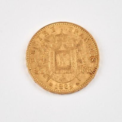 II République 

Une pièce de 20 francs or.

Napoléon...