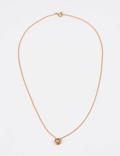 Collier en or jaune (750) composée d'une...
